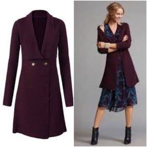 CAbi Maroon Regal Cardigan #3350